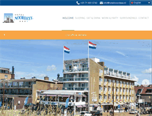 Tablet Screenshot of hotelnoordzee.nl